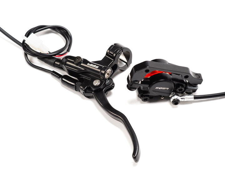 EBOX Rear (Left) brake system - Hydraulic brake lever and caliper - Full Rear Brake System for EBOX and Dragster models - UPGRADED VERSION - IN STOCK NOW - EBIKE|2389 eBike Super Shop