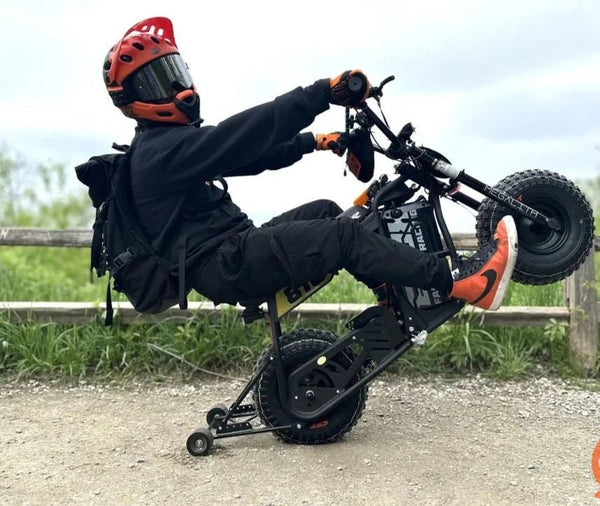 EBOX WHEELIE BAR - Dragster High - Performance Wheelie Bar - Electric Bike Accessories - eBike Super Shop