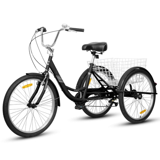 Ecarpat 24“ 7 - Speed Adult Tricycle - Tricycles - SHP-W2563P183778 eBike Super Shop