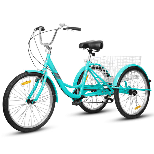 Ecarpat 24“ 7 - Speed Adult Tricycle - Tricycles - SHP-W2563P183779 eBike Super Shop