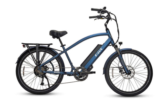 ELUX Malibu 500 w Step Over eBike 26x2.1 Street Electric Beach Cruiser eBike - Beach Cruiser eBike - eBike Super Shop