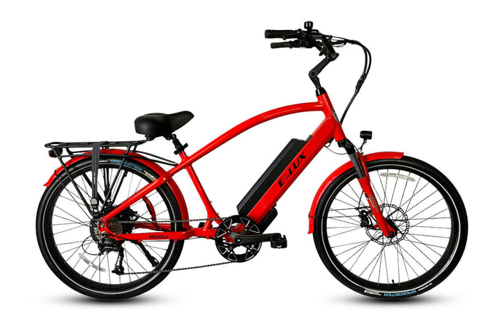 ELUX Malibu 500 w Step Over eBike 26x2.1 Street Electric Beach Cruiser eBike - Beach Cruiser eBike - eBike Super Shop