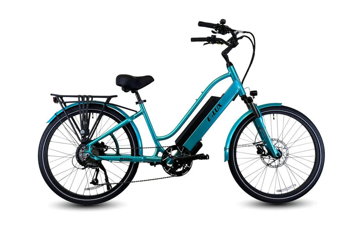 ELUX Malibu 500 w Step Thru eBike 26x2.1 Street Electric Beach Cruiser eBike - Beach Cruiser eBike - eBike Super Shop