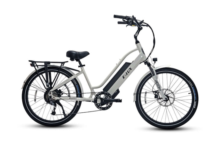 ELUX Malibu 500 w Step Thru eBike 26x2.1 Street Electric Beach Cruiser eBike - Beach Cruiser eBike - eBike Super Shop