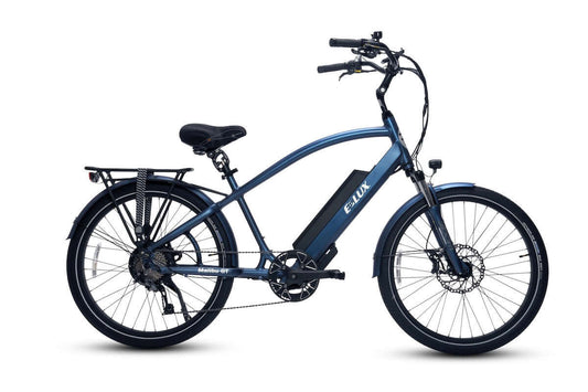 ELUX Malibu GT 750 w Step Over eBike 26x2.1 Street Electric Beach Cruiser eBike - Beach Cruiser eBike - eBike Super Shop