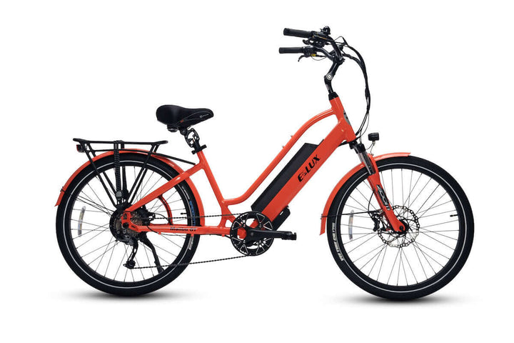 ELUX Malibu GT 750 w Step Thru eBike 26x2.1 Street Electric Beach Cruiser eBike - Beach Cruiser eBike - eBike Super Shop