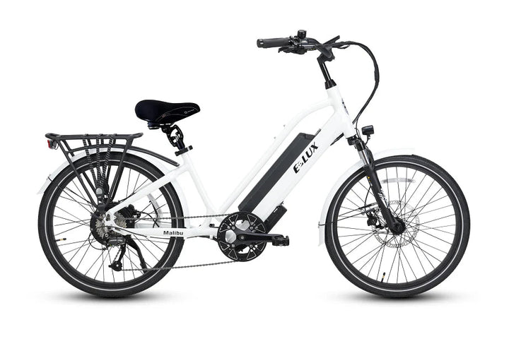 ELUX Malibu Mini 750 w Step Thru eBike 24 Street Electric Beach Cruiser eBike - Beach Cruiser eBike - eBike Super Shop