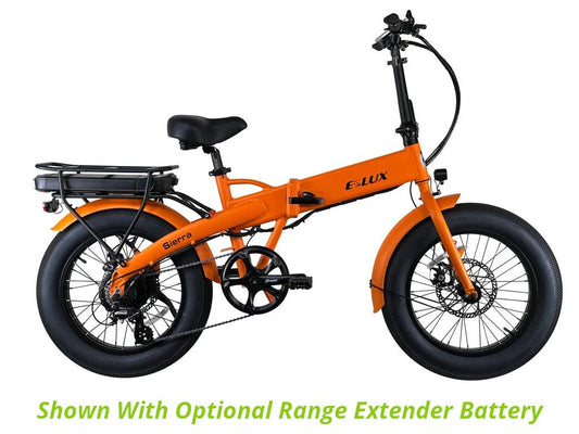 ELUX Sierra 500 w Folding eBike 20x4 Fat Electric Folding eBike - Folding Ebike - eBike Super Shop