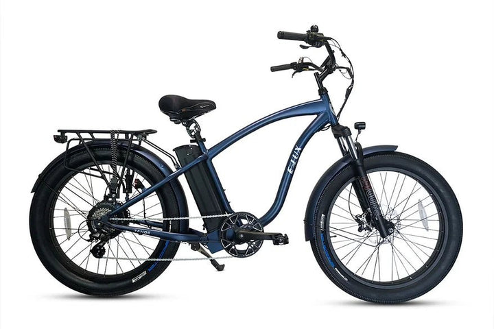 ELUX Tahoe GT 750 w Step Over eBike 26x3.5 Fat Fat Tire Electric Beach Cruiser eBike - Fat Tire Cruiser eBike - eBike Super Shop