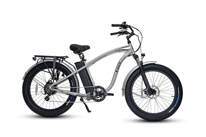 ELUX Tahoe GT 750 w Step Over eBike 26x3.5 Fat Fat Tire Electric Beach Cruiser eBike - Fat Tire Cruiser eBike - eBike Super Shop