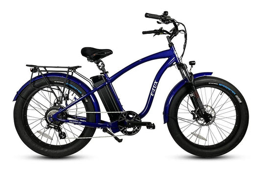 ELUX Tahoe GT 750 w Step Over eBike 26x3.5 Fat Fat Tire Electric Beach Cruiser eBike - Fat Tire Cruiser eBike - eBike Super Shop