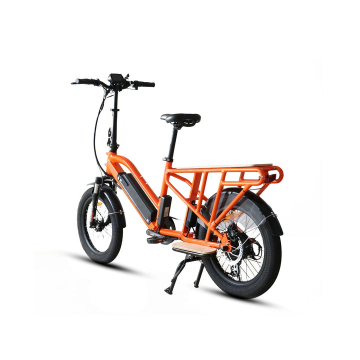 EUNORAU G30 Cargo 500w Step Thru eBike 20x3 Fat Electric Cargo eBike - Cargo eBike - EUNOR|CARGO|ORANG14AH|0363 eBike Super Shop