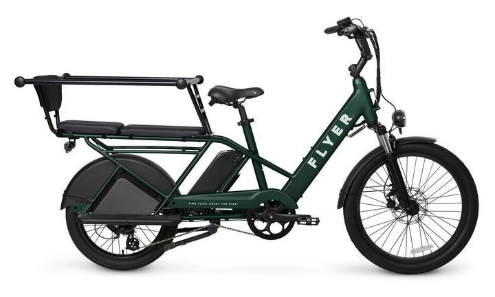 FLYER Via Pro 750w Step Thru eBike 24x2.4 Street Electric Cargo eBike - Cargo eBike - eBike Super Shop