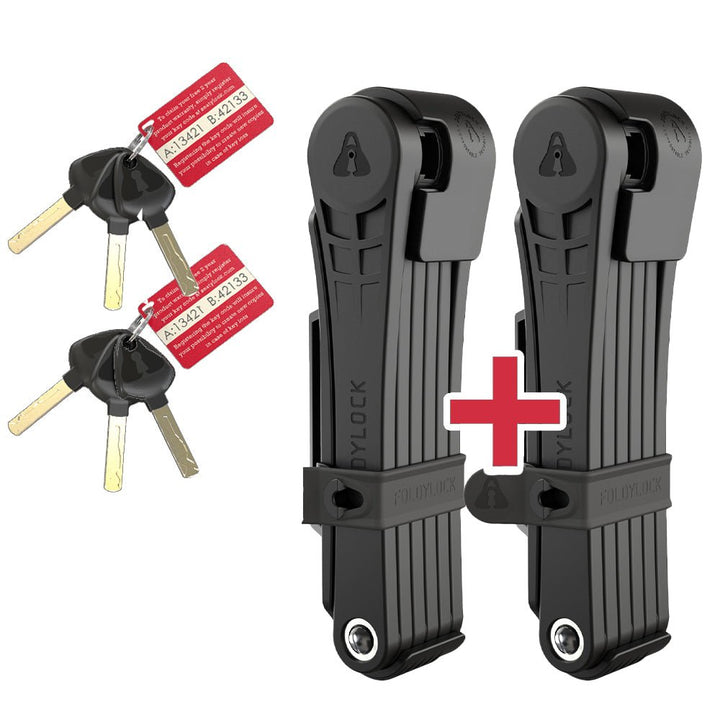 Foldylock Elite 2 units key alike - Bicycle Locks - eBike Super Shop