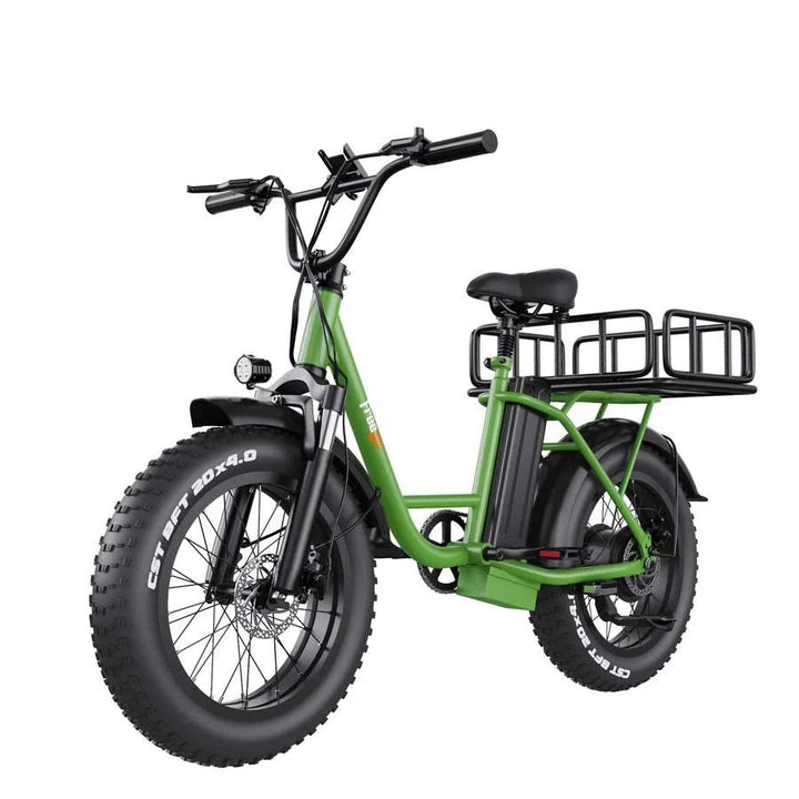 FREEGO Electric Cargo eBike FB - 20X Step - thru - Step Thru 750 w Electric Communter eBike - Cargo eBike - eBike Super Shop