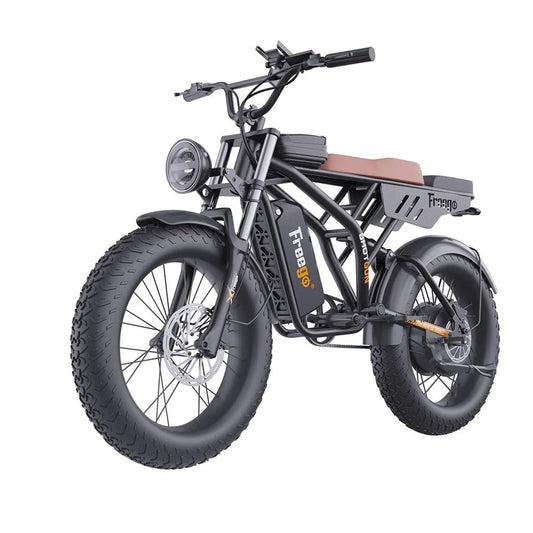 FREEGO Electric e - Moto Style eBike Shotgun Prime F2 Plus - Moto 1000 w Electric Cargo eBike - Moto Style Bike - eBike Super Shop