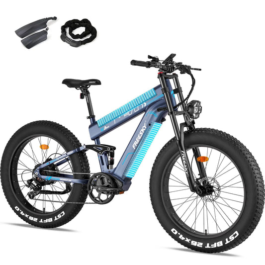 FREESKY Alaska M - 520 Pro 1000 w Mountain Ebike 4 Fat Tire Electric Fat Tire Mountain eBike - Mountain eBike - eBike Super Shop