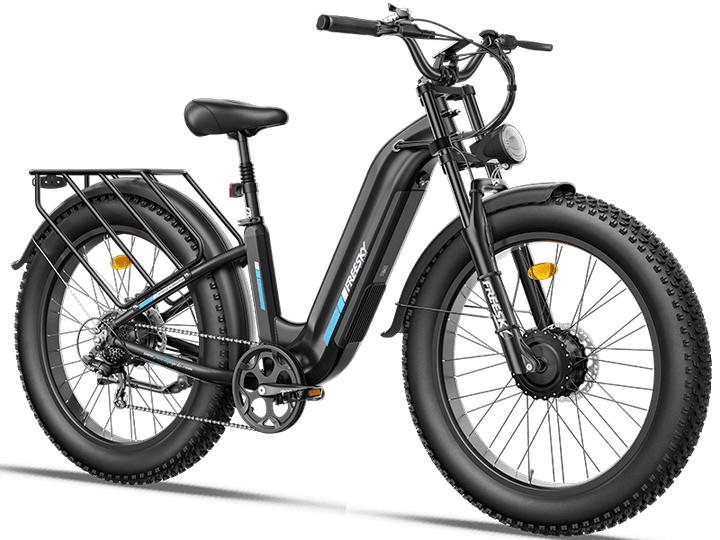 FREESKY Ranger M - 540 - Step Thru - FREES|Range|Black eBike Super Shop