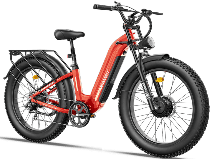 FREESKY Ranger M - 540 - Step Thru - FREES|Range|Red eBike Super Shop