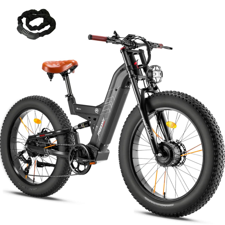 FREESKY Warrior M - 530 1000 w Mountain Ebike 4 Fat Tire Electric Fat Tire Mountain eBike - Mountain eBike - eBike Super Shop