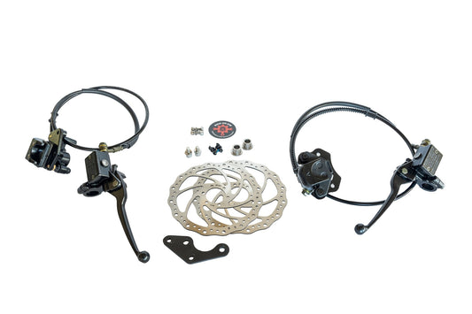 Front and Rear Hydraulic Brake Kit - Brake Kit - 671012798b820 eBike Super Shop