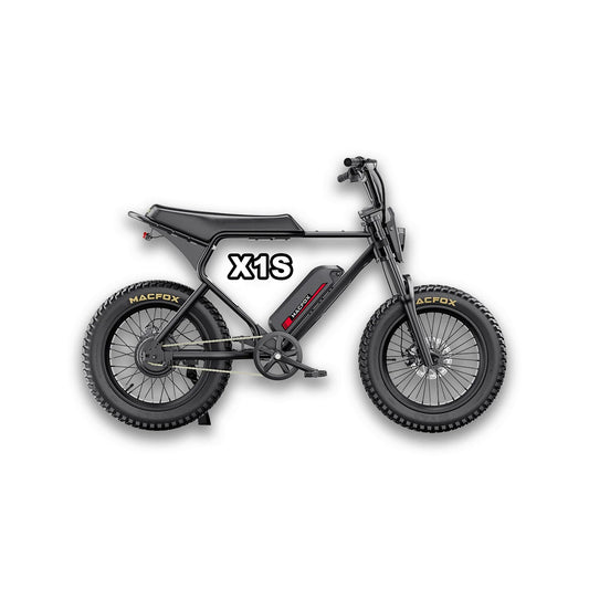 eBike Macfox X1S - Black - Available for Shipping
