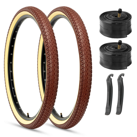 Gembridge Beige Wall - 26" × 2.125" - SHP - BC_980_26X2.125BRN_2TR2TB eBike Super Shop