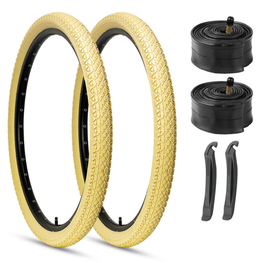 Gembridge Beige Wall - 26" × 2.125" - SHP - BC_980_26X2.125YLW_2TR2TB eBike Super Shop