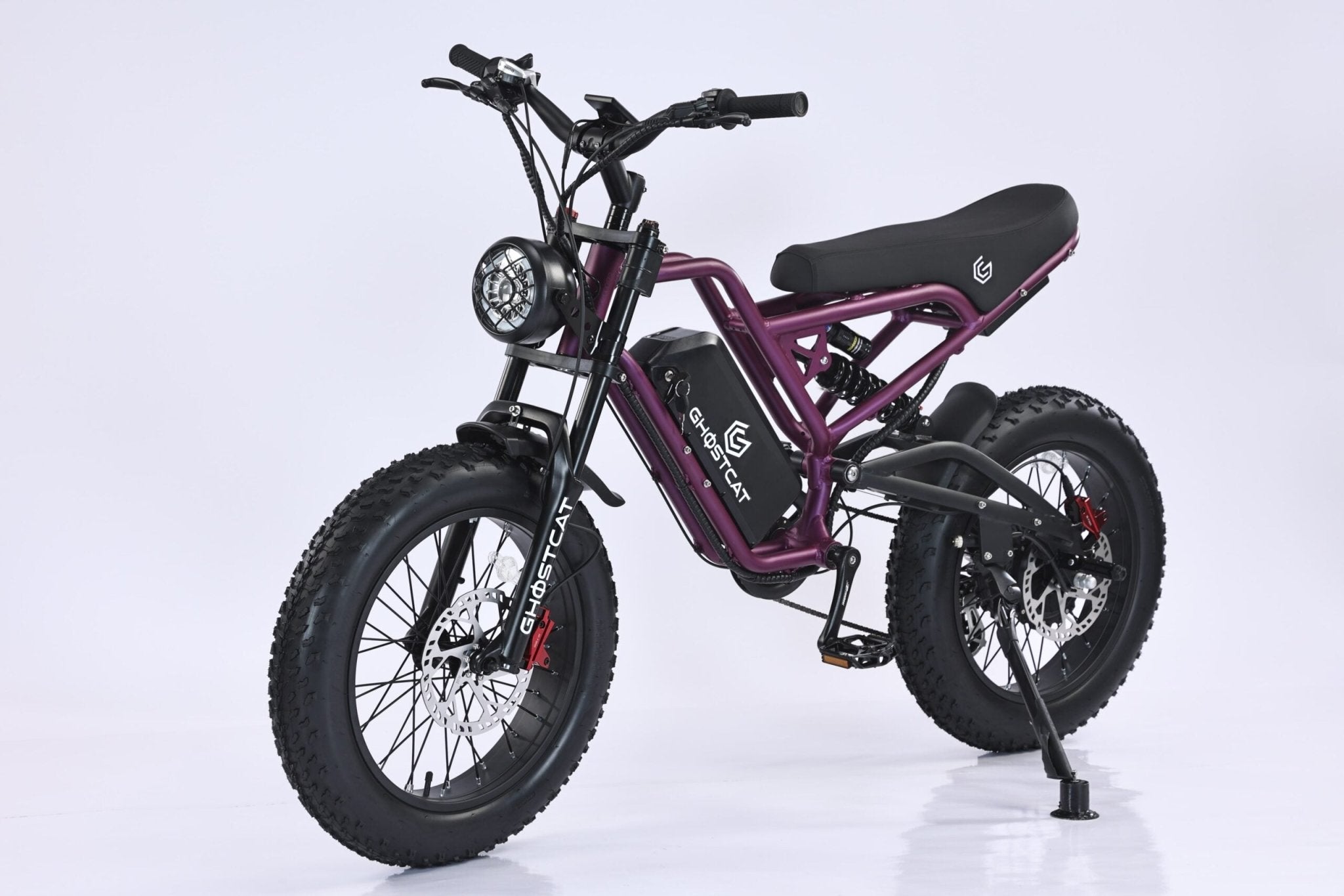 GhostCat 1500W Electric Fat Tire Bike – High‑Torque Off‑Road