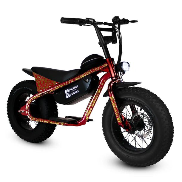 GOLDEN CYCLE Big Boy 350w Micro eBike 16x4 Fat Electric Mini Fat Tire eBike - Mini eBike - eBike Super Shop