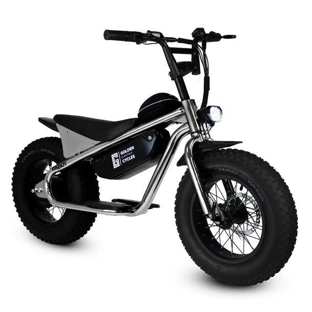 GOLDEN CYCLE Big Boy 350w Micro eBike 16x4 Fat Electric Mini Fat Tire eBike - Mini eBike - eBike Super Shop