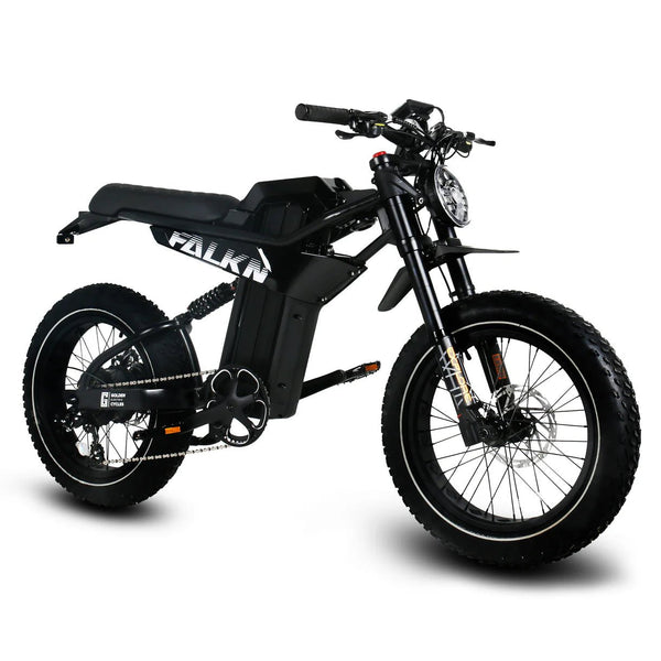 GOLDEN CYCLE Falkn 750w Moto eBike 20x4 Fat Electric e - Moto Style eBike - Moto Style eBike - GOLDE|MOTO|BLACK|0314 eBike Super Shop