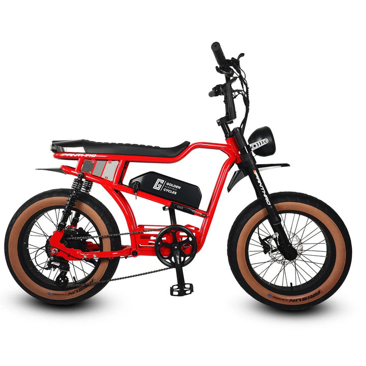 GOLDEN CYCLE Panthro 750w Moto eBike 20x4 Fat Electric e - Moto Style eBike - Moto Style - eBike Super Shop