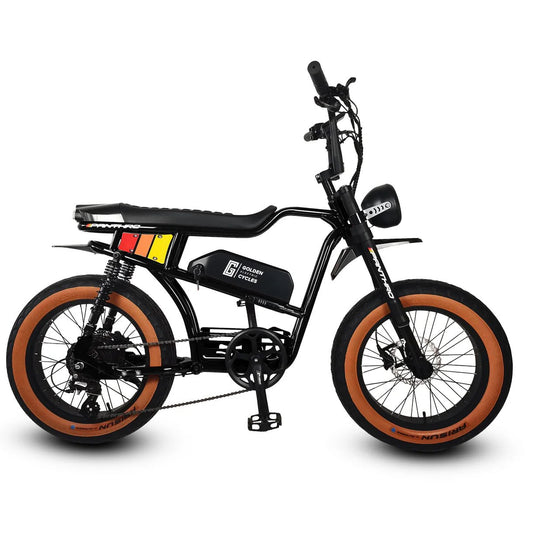 GOLDEN CYCLE Panthro 750w Moto eBike 20x4 Fat Electric e - Moto Style eBike - Moto Style - eBike Super Shop