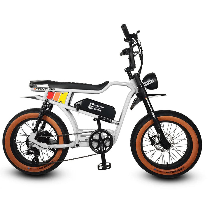 GOLDEN CYCLE Panthro 750w Moto eBike 20x4 Fat Electric e - Moto Style eBike - Moto Style - eBike Super Shop