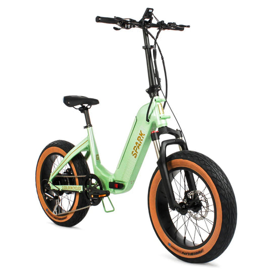 GOLDEN CYCLE Spark 500w Folding eBike 20x4 Fat Electric Folding eBike - Folding Ebike - eBike Super Shop