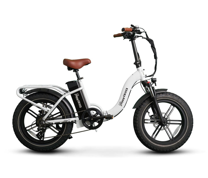 Happy Folding Step - Thru - Ebike - HEB - HFOLTH - WHI - 507 - B eBike Super Shop