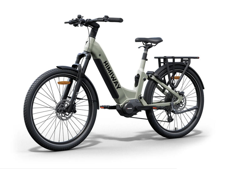 HIMIWAY A7 PRO 500 w Step Thru Ebike 27.5x2.4 Fat Electric Beach Cruiser eBike - Beach Cruiser eBike - eBike Super Shop