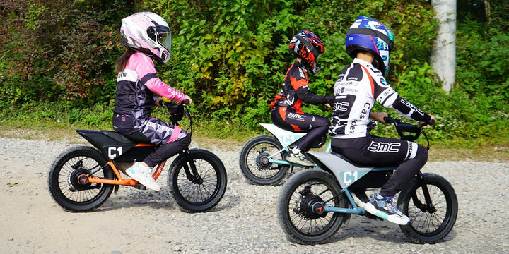 HIMIWAY C1 Kids E - Bike 350 w Step Over Ebike 16x3 Fat Electric Mini Fat Tire eBike - Moto Style eBike - HIMIW|MOTO|CORAL|0759 eBike Super Shop