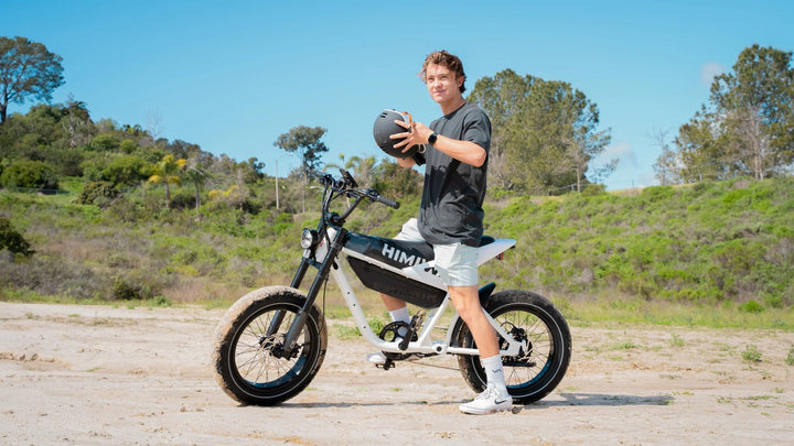 HIMIWAY C5 Ultra 750 w Step Over Ebike 20x4 Fat Electric e - Moto Style eBike - Moto Style eBike - HIMIW|MOTO|BLACK|0752 eBike Super Shop