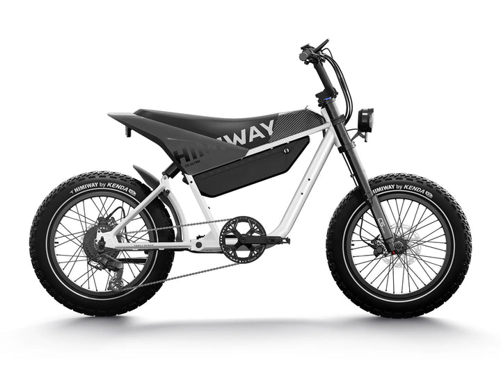 HIMIWAY C5 Ultra 750 w Step Over Ebike 20x4 Fat Electric e - Moto Style eBike - Moto Style eBike - HIMIW|MOTO|BLACK|0752 eBike Super Shop