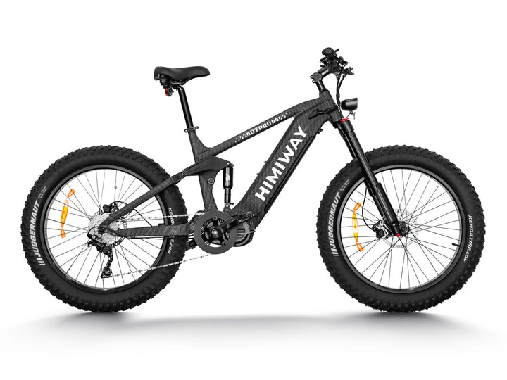 HIMIWAY Cobra PRO 1000 w Step Over Ebike 26x4.8 Fat Electric Fat Tire Mountain eBike - Mountain eBike - HIMIW|MOUNT|BLACK|0175 eBike Super Shop