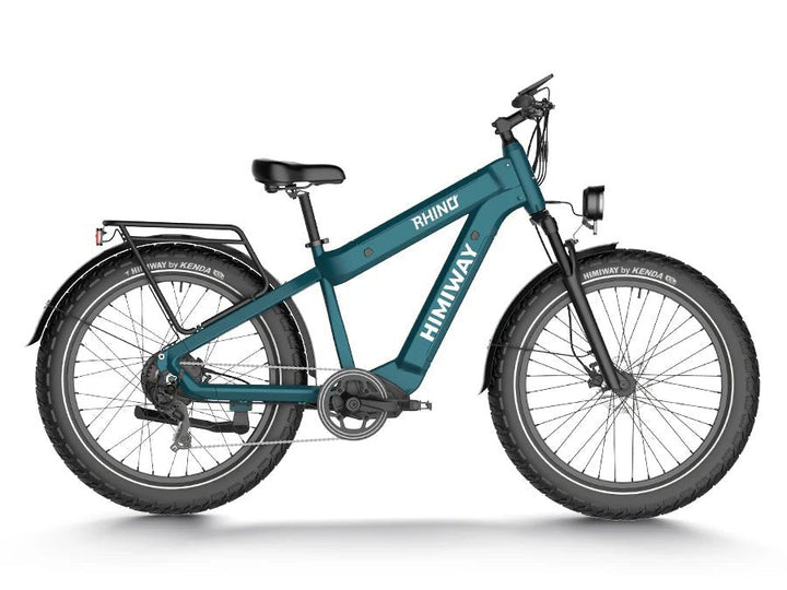 HIMIWAY Rhino 1000 w Step Over Ebike 26x4.5 Fat Electric Fat Tire Mountain eBike - Mountain eBike - HIMIW|MOUNT|GREEN|0172 eBike Super Shop