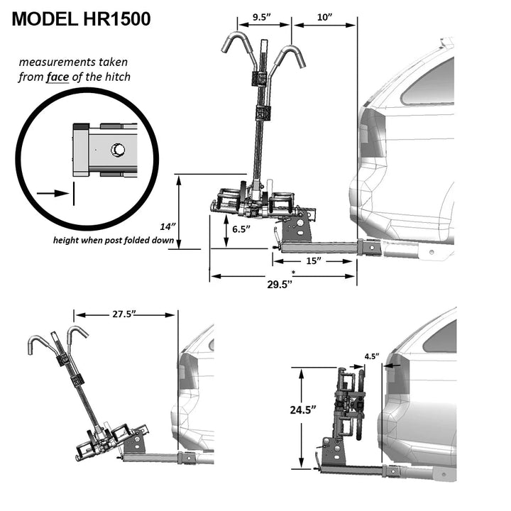 Hollywood eBike Rack - Sport Rider for Electric Bikes Heavy Duty Ebike Rack - Bike Rack - eBike Super Shop