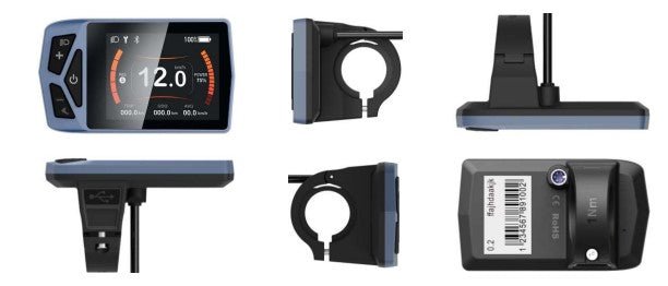 Huiye B02N - U Display - For Coastal Cruiser - Parts - B02N - U eBike Super Shop