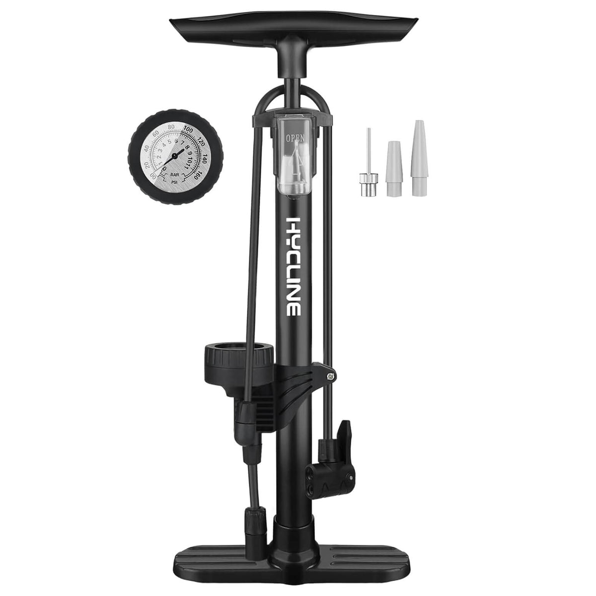 Hycline Basic - UP Bike Pump - Bicycle Pumps - SHP - Oks - 5532B - BLK eBike Super Shop