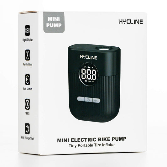 Hycline Mini Electric Bike Pump - Bicycle Pumps - SHP-H2160_BLK eBike Super Shop