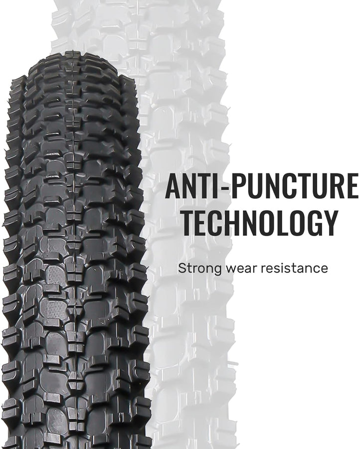 Hycline Mountain Series - 20/24/26/27.5 Inch - Bicycle Tires - SHP - H8005 - 2752125BLK eBike Super Shop