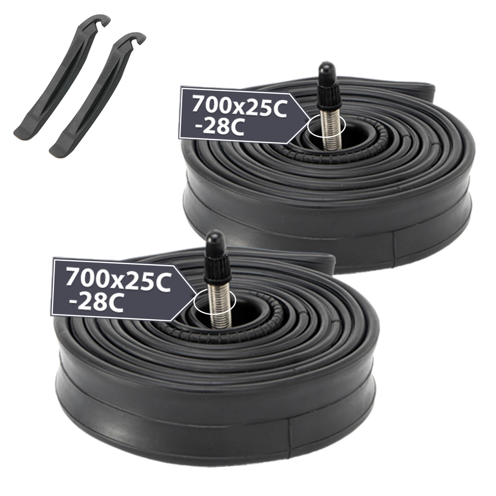 Hycline Road Tire Inner Tube Replacement Kit - bike tube - TB7002528C eBike Super Shop