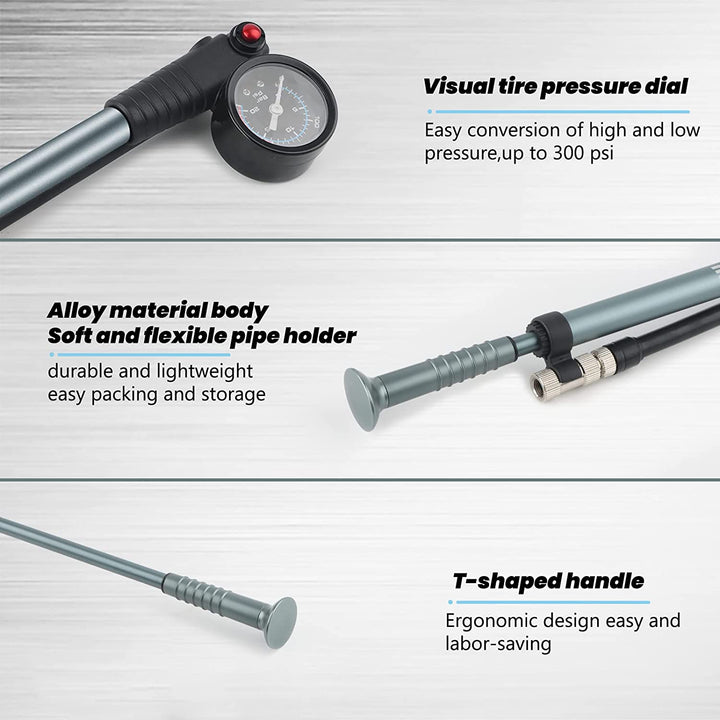 Hycline Shock Absorber pump 300 PSI - Bicycle Pumps - SHP - Shockpump - TT eBike Super Shop